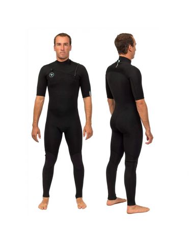 7 Seas 2-2 Short Sleeve Full Wetsuit, BLK